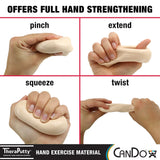 Cando 10-0958 Theraputty Standard Hand Exercise Putty, Xx-Soft, 4Oz
