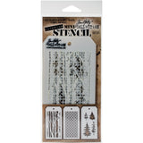 Stampers Anonymous Mini Layering StencilTHMini#21