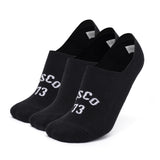 LeviS Ls403 MenS Cotton Stretch No Show Non Terry Silicon Anti Slip Socks (Pack Of 3)