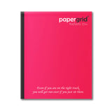 Papergrid Notebook Short Book (19 Cm X 15.5 Cm), Maths Ruled, 172 Pages, Soft Cover Pack Of 6