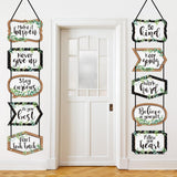 Fulmoon Eucalyptus Classroom Decoration Banners Motivational Porch Sign Positive Sayings Accents Cutouts Inspirational Posters f