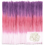 TOAOB 100pcs Pipe Cleaners Gradient Pink Purple Chenille Stems for Crafts 12 Inch Fuzzy Sticks Craft Supplies for DIY Art Craft