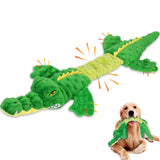 Large Squeaky Dog Toys, Interactive Puppy Toys with Crinkle Paper, Pull Tug of War Dog Toy, Plush Dog Chew Toys for Small, Mediu