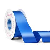 Laferri Electric Blue Satin Ribbon Double Faced,1-1/2 X 25 Yards,Fabric Ribbon Use for Gift Wrapping DIY Craft Floral Bouquets W