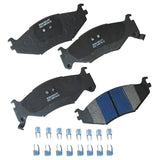Bendix Premium SBM522 Semi-Metallic Front Brake Pads for Select Models Chrysler Daytona, Grand Voyager, LeBaron, Phantom, Spirit