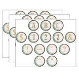 Teacher Created Resources 3.5-Inch Circle Letters, Eucalyptus, 216 Per Pack, 3 Packs (Tcr8726-3)