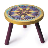 S&S Worldwide Unfinished DIY 3Legged Wood Stool, Easy to Assemble, Birch Veneer Top, Stain or Paint to Finish, 9 D top x 7 H