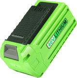 JYJZPB 40V 6.0Ah Lithium-ion Battery Replacement for Greenworks 40V Battery 29472 29462 29252 20202 22262 25312 25322 20642 2227