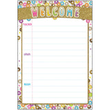 Ashley Productions Smart Poly Chart, DonutFetti Welcome, 13 x 19