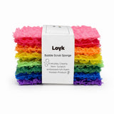 Dish Sponge 8 Pack, NonScratch Kitchen Sponges, Mesh Scrubbers by Loyk