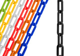 US Weight (Made in USA) 2 x 25 Black Plastic Safety Chain ft. SunShield UV Resistant Technology