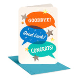 American Greetings Going Away Goodbye Card, Farewell and Good Luck Card for Coworker, Friends, or Family (Miss You)