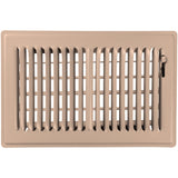 Shoemaker Manufacturing, Desert Clay, 6x10, Premium Floor Register, All Steel Heavy Duty Vent Cover