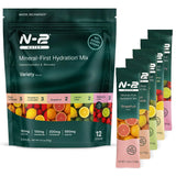 n-2 water Mineral Hydration Packets - Electrolyte Powder Drink Mix with Calcium, Magnesium, Potassium - No Added Sugar, Natural