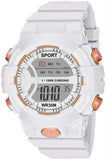 On Time Octus Digital Boy'S And Girl'S Plastic Watch Grey Dial White Resin Strap Gifts For Kids | Rakhi Gifts | Gift For Sister