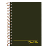 Ampad Gold Fibre Classic Series Personal Notebook, Page and Date Headings with Pocket Cover, Medium Ruling, 100 Sheets (20801R)