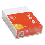 Universal 35614 Scratch Pads, Unruled, 4 x 6, White, 100 Sheet Pads, 12 pack (UNV35614)