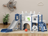 XJD 13 in 1 Toddler Slide Set, Kids Slide for Toddlers Age 1+, New Upgrade with Golf Set, Basketball Hoop, Drawing Board for Ind
