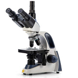 Swift SW380T 40X-2500X Magnification, Siedentopf Head, Research-Grade Trinocular Microscope Compound Lab with Wide-Field 10X/25X