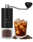 Manual Coffee Grinder With Ceramics Burr For Espresso,French Press,5 Adjustable Settings,Hand Maker with Built-In Burr,For Home