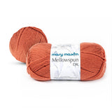 Mary Maxim Mellowspun DK Weight Yarn for Crocheting and Knitting Baby Blankets, Afghans, Sweaters, and Clothing, Soft Orange Yar