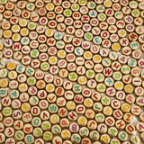 1200pcs 4 7mm Alphabet Beads Gold Round Acrylic Colorful Letter Beads, for Bracelets and Jewelry Making