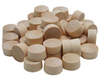 General Tools 1/2Inch Flat Head Plugs #315012, FSC Ethically Sourced Hardwood, 45Pack
