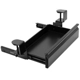 VIVO 16 inch ClampOn Sliding Pullout Drawer without Shell for Office Desk, Storage Organizer for Sit Stand Workstation, Black,