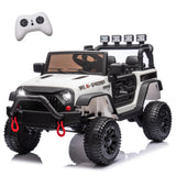 okybaby 24V Kids Ride On Jeep Car, 400W Motor Ride On Toys w/Parents Remote Control, Electric Cars with 4-Wheel Suspension, Blue