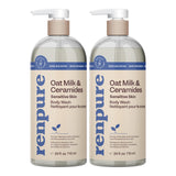 Renpure Oat Milk & Ceramides Body Wash - For Gentle Cleansing & Hydration - For Sensitive Skin - Oat Milk & Ceramides - 24 Fl Oz