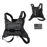 Outdoor Sports Chest Bag Water Resistant Running Vest Bag With Built-In Phone Holder & Extra Storage For Workouts, Running, Cycl