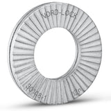 Wedge Locking Washer Carbon STL Zinc Flake Coated Through Hard. 3/8 Lrg OD 10 glued Pairs/Pack