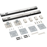 2PCS Stainless Steel Barn Door Soft Close Mechanism, Upgraded Universal Weight Compatibility Support Door up to 160lbs, Effortle