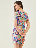 Modeve Women Multicolor A-Line Dress (X-Large)