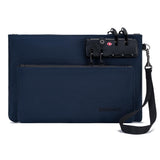 Money Bag with Lock, Double layer Men & Womens Locking Accessories Pouch, Bank Bag,CashBag with Lock and Zipper NotaryBag with