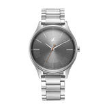 Fastrack Stunners Quartz Analog Grey Dial Silver Metal Strap Watch For Guys - Nt3291Sm01