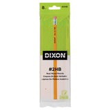 Dixon No. 2 Yellow Pencils Wood-Cased Black Core #2 Hb Soft 8-Count (14408) -Like New
