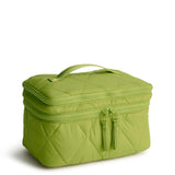 Vera Bradley Featherweight Brush Up Cosmetic Case, Spinach Green
