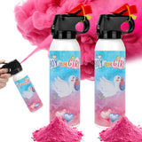 Gender Reveal Fire Extinguisher, 2 Pack Baby Girl Gender Reveal Ideas Party Decor, Biodegragable Gender Reveal Party Supllies (M