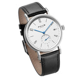 Feice Men'S Mechanical Watch Automatic Watch Analog Wrist Watches Stainless Steel Leather Band Watches Casual Business Watch For