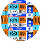 Woods 63948426 100 103 NMW/G Wire, Orange, 100 Ft