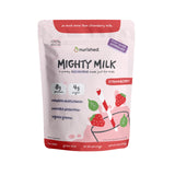 Nurished Mighty Strawberry Milk - Kids All-in-One Daily Protein Powder & Multivitamin Boosted with 2 Billion Probiotics & Organi