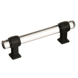 Amerock | Cabinet Pull | Clear/Black Bronze | 6-5/16 Inch (160 Mm) Center To Center | Glacio | 1 Pack | Drawer Pull | Drawer Han