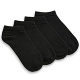 Lealdealz Ankle Socks For Men & Women (Unisex) Made With Soft, Breathable & Durable Cotton, Anti Odour, Black Color Free Siz