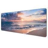 Dynippy Thin Extended Gaming Mouse Pad with Stitched Edges Large Mousepad Long XXL Keyboard and Mouse pad Desk Mat for Gaming Of