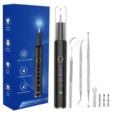 Plaque Remover for Teeth - Tartar Remover for Teeth, Dental Calculus Remover Teeth Cleaning Kit 4 Speed Modes with 4 Replaceable