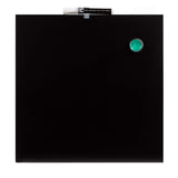 U Brands Magnetic Chalkboard, 14x14, Frameless, Premium Matte Surface, Includes Marker and Magnet