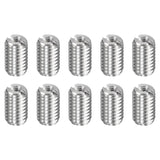 HARFINGTON 10pcs Thread Repair Inserts M5 x 0.8 Male to M2 x 0.4 Female Thread 8mm Long Stainless Steel Reducing Nuts Metric Sel
