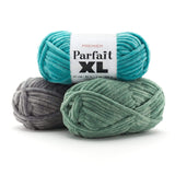 Premier Yarns Parfait Xl Yarn, Ideal Yarn For Crocheting And Knitting, Jumbo Yarn, Made Of 100% Polyester, Black, 7 Oz, 87 Yards