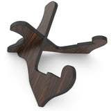 LALAOKS 1Pair Guitar Stand Wooden Guitar Stand Portable Folding Instrument Holder for Acoustic Classic Electric Bass Guitar Blac